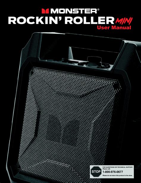 monster rockin roller mini speaker